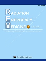 Radiation Emergency Medicine Vol.3, No.1 cover
