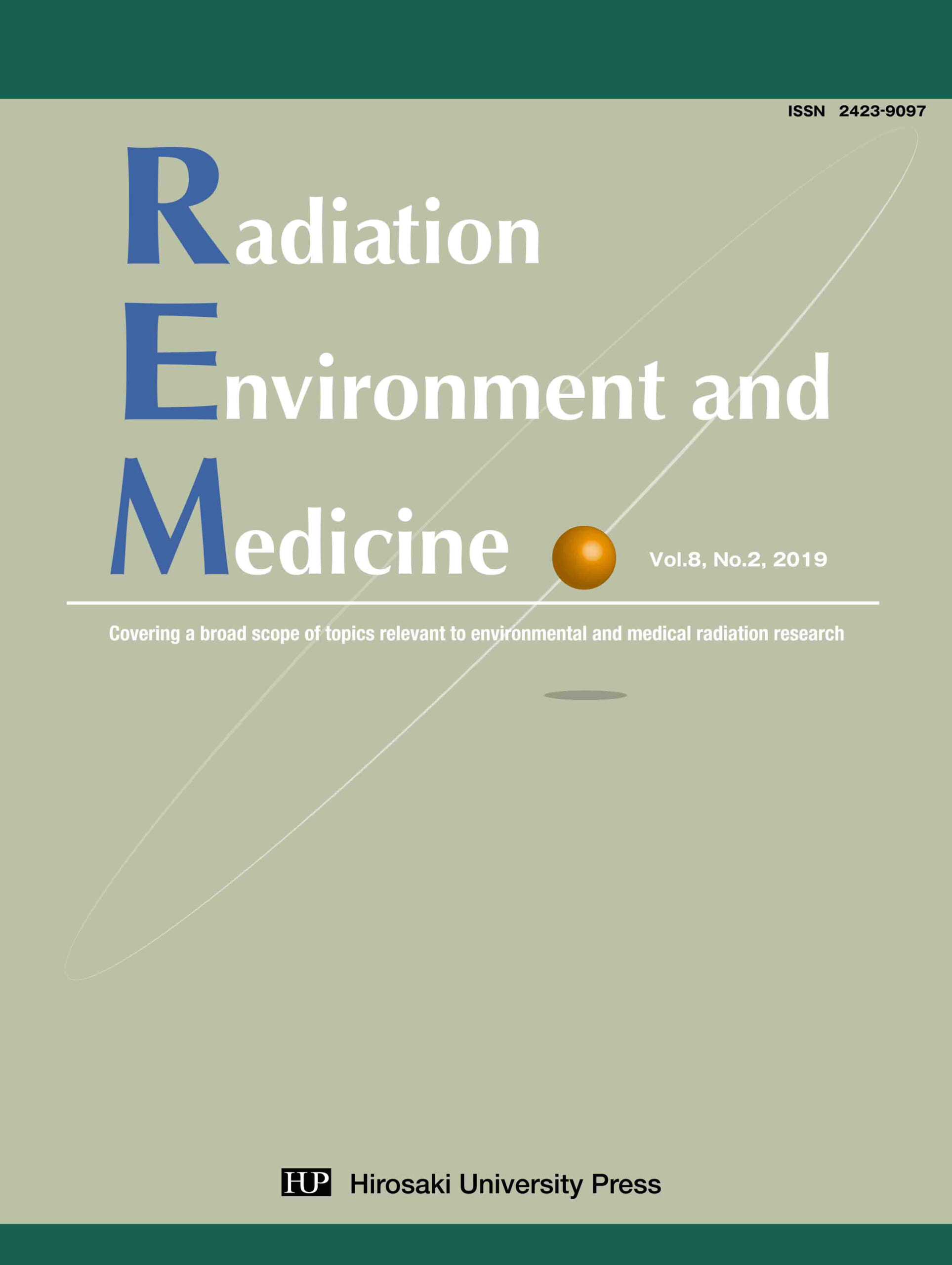 Radiation Environment and Medicine Vol.8, No.2 cover