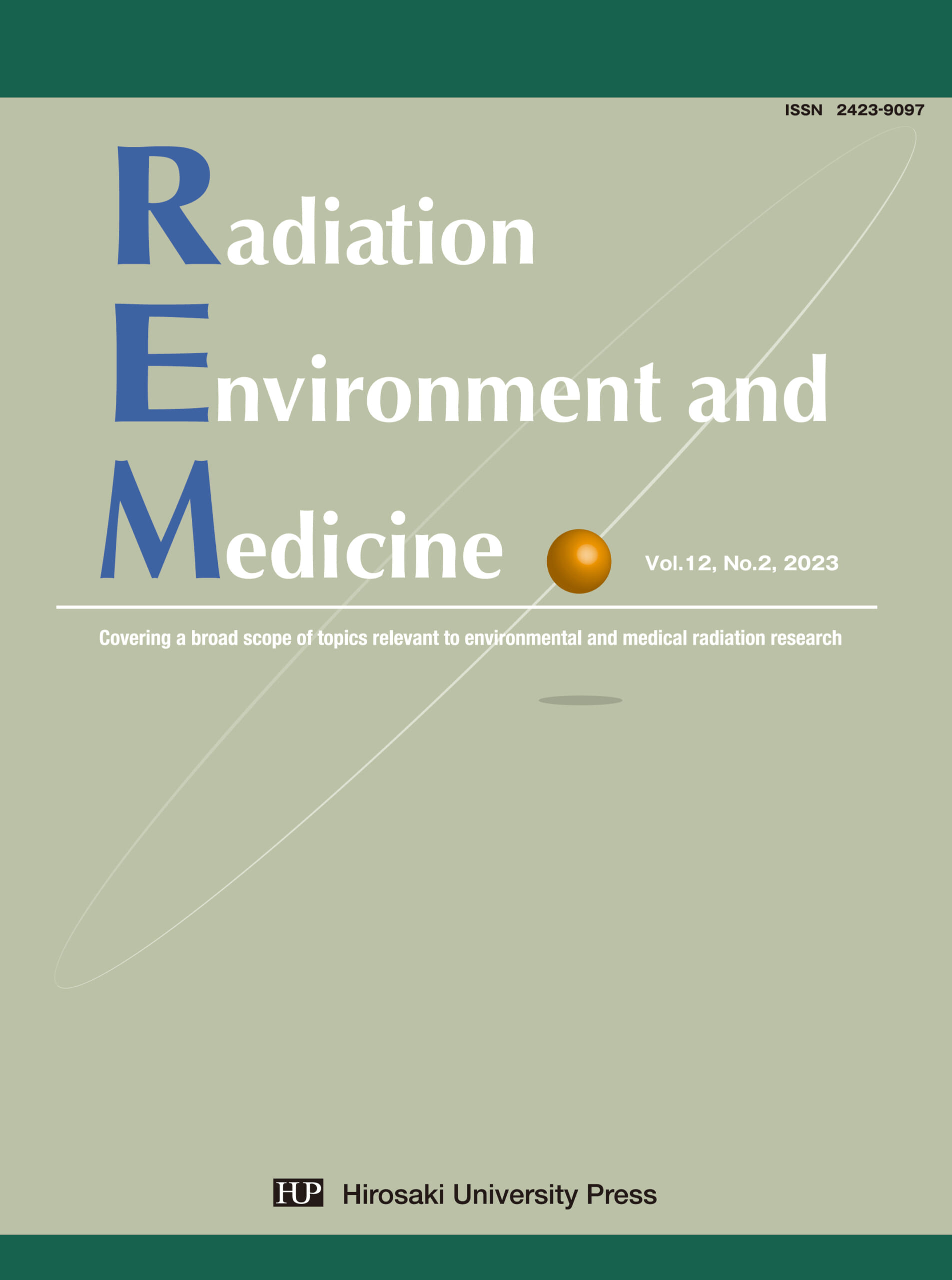 Radiation Environment and Medicine Vol.12, No.2 cover