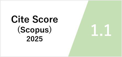 Cite Score 2025 1.1